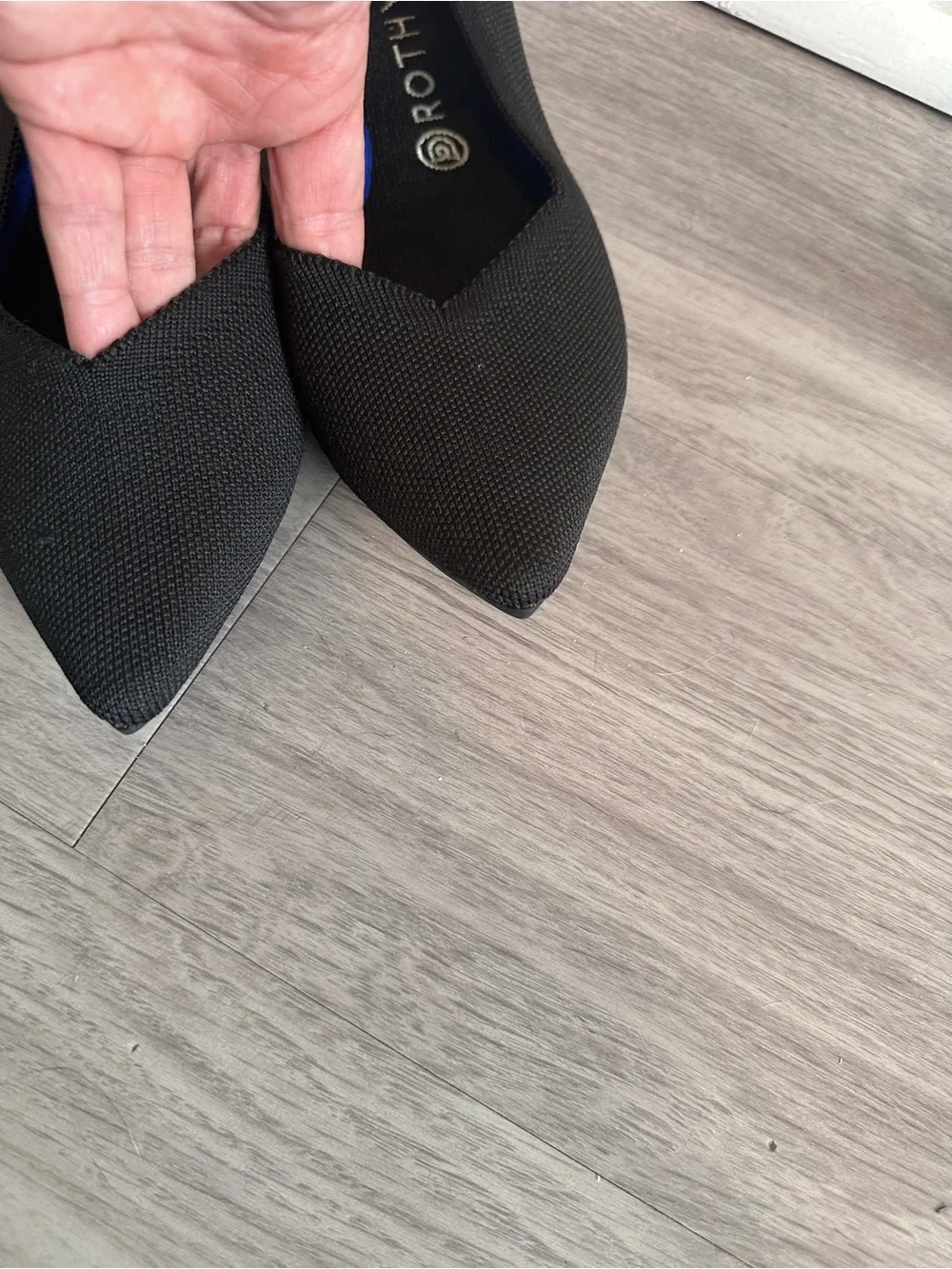 Rothys Points flats black size 11.5